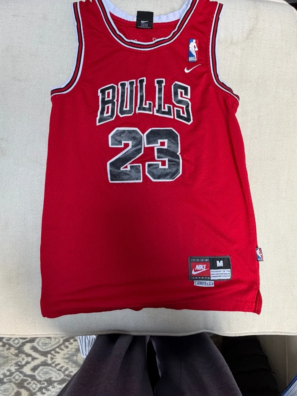 Nike Red Chicago Bulls #23 Jordan Basketball Jersey